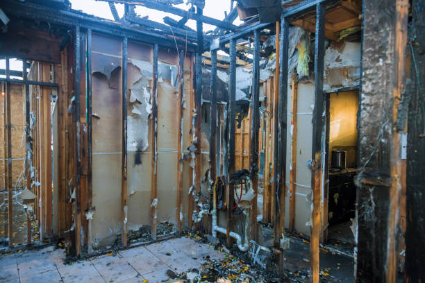 Professional Fire Damage Repair technician working in Cushing, WI